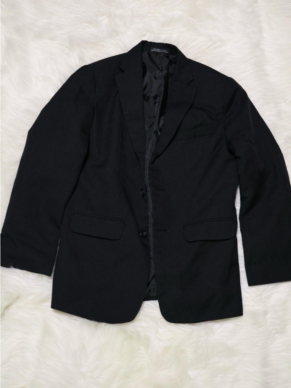 Van Heusen Black Men's Two-Button Sport Coat